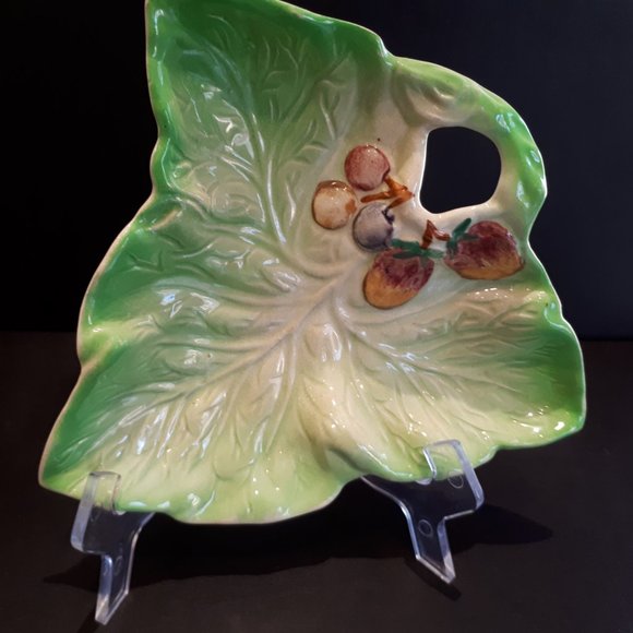 Staffordshire Shorter and Sons England Green Leaf - Picture 6 of 6